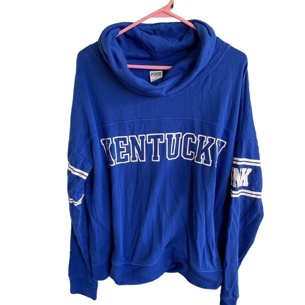 Pink By Victoria Secret 5th & Ocean KENTUCKY Relaxed Fit Sweatshirt Size Medium